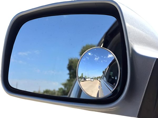 Car Round Mirror Original Glass - 2 Pcs