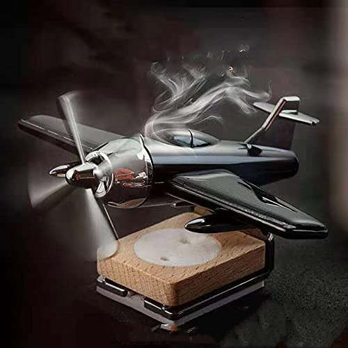 3d Airplane Aircraft Shaped Solar Powered Rotating Fan Car Air Freshener