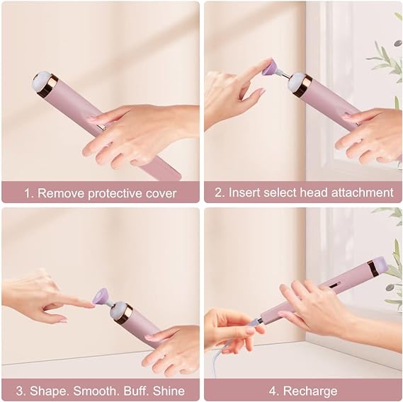 5 In 1 Professional Manicure Nail | Salon Nail Finishing Touch