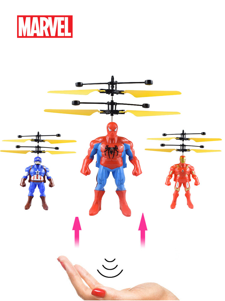 Hand Sensor Flying Spider Man | Avengers Heroes Flying Aircraft Toy For Kids