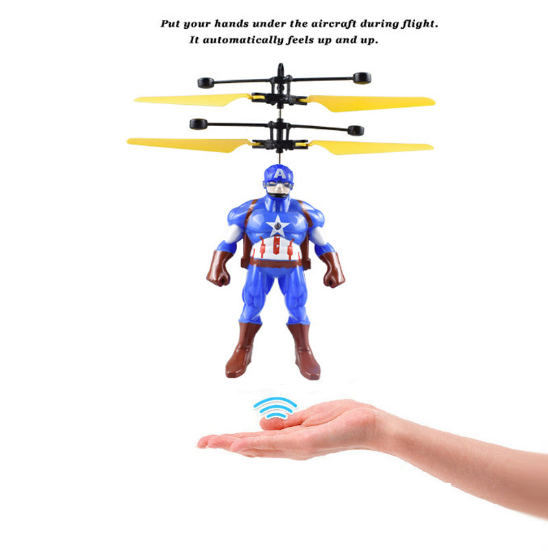 Hand Sensor Flying Spider Man | Avengers Heroes Flying Aircraft Toy For Kids