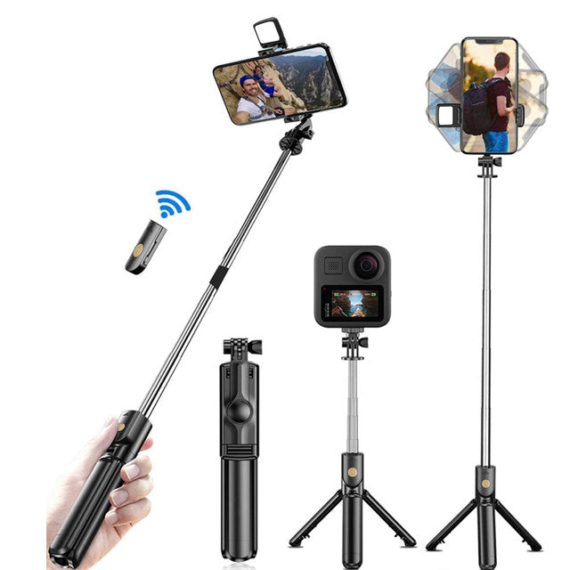 Selfie Stick With Led Light