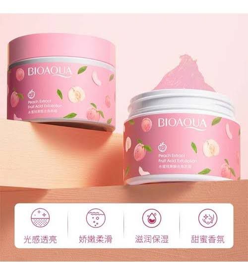 Bioaqua Peach Extract Fruit Acid Exfoliating Face Gel Cream