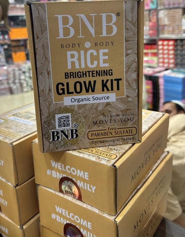 Bnb Whitening Rice Extract Bright & Glow Kit