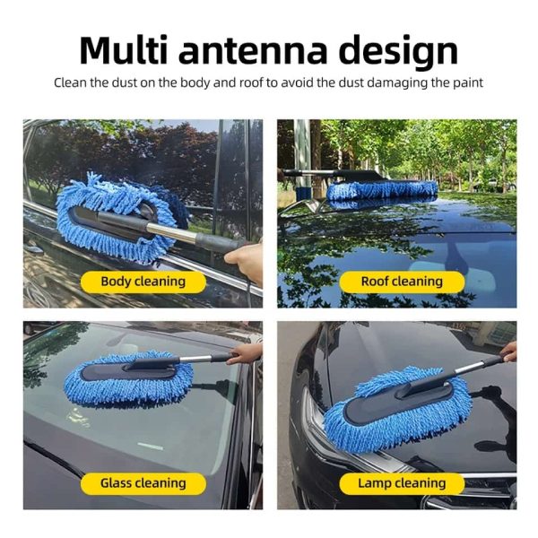 Car Wash Microfiber Cleaning Brush Cleaning Dusts Mop