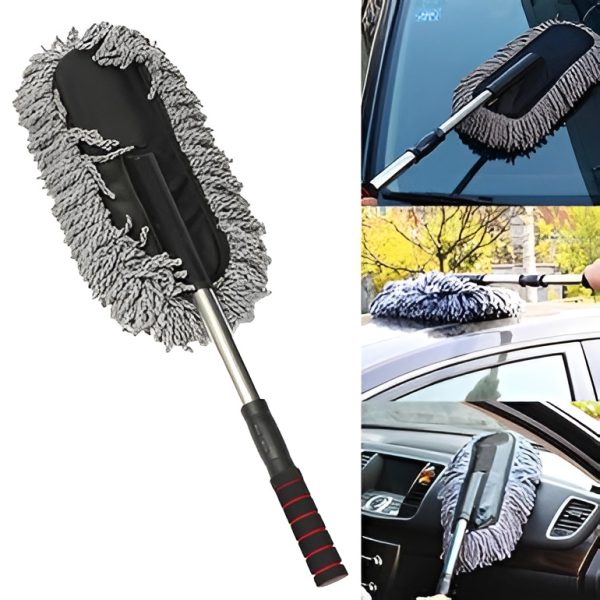 Car Wash Mop Telescopic Handle Microfiber Car Cleaning Brush