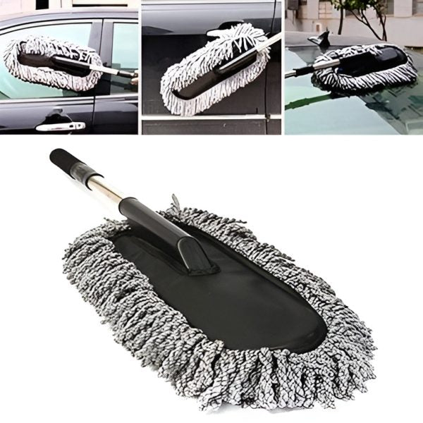 Car Wash Mop Telescopic Handle Microfiber Car Cleaning Brush