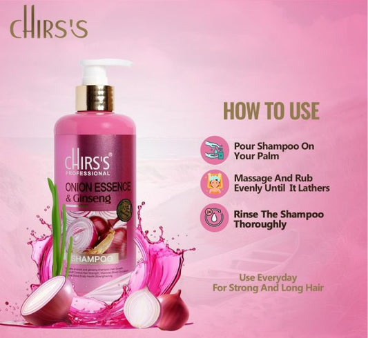 Chirs’s Onion & Ginseng Shampoo Turkish Formula