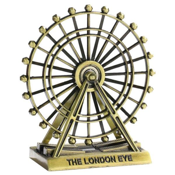 Creative Metallic London Eye Wheel Ornament (rotating Wheel)