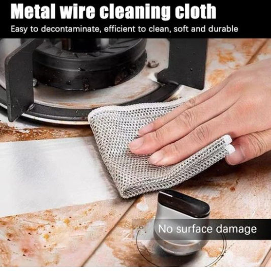 Dish Washing Cleaning Cloth | Metal Wire Dish Washing Rugs