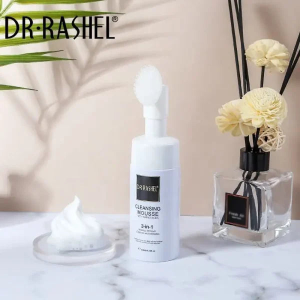 Dr Rashel 3-in-1 Cleansing Mousse Deep Cleaning Makeup Remover Cleanses