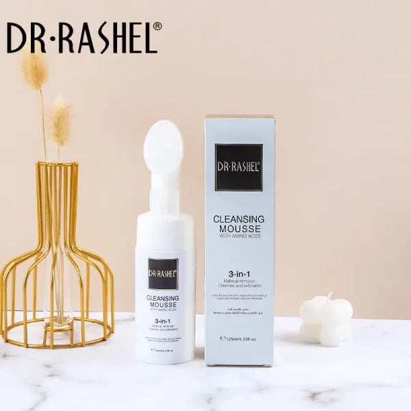 Dr Rashel 3-in-1 Cleansing Mousse Deep Cleaning Makeup Remover Cleanses