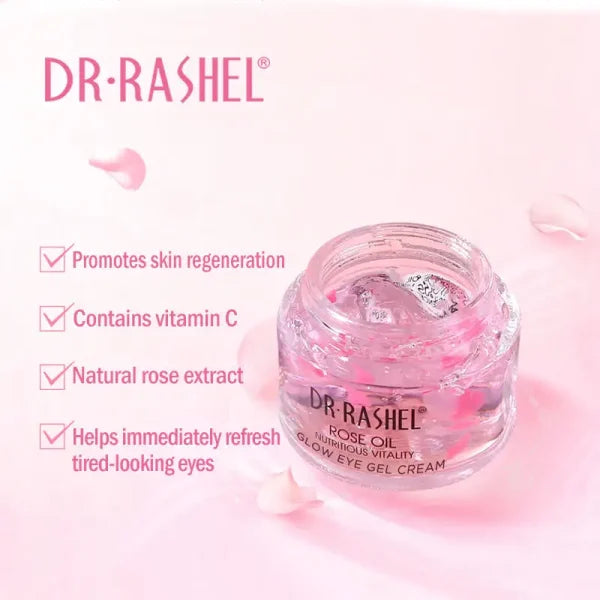 Dr.rashel Rose Oil Nutritious Vitality Glow Eye Gel Cream