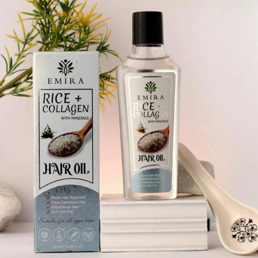 Emira Rice + Collagen With Minerals Hair Oil