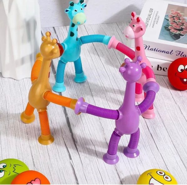 Giraffe Pop Tube Sensory Fidget Toy