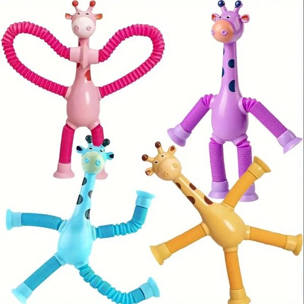 Giraffe Pop Tube Sensory Fidget Toy