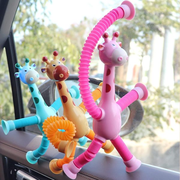 Giraffe Pop Tube Sensory Fidget Toy