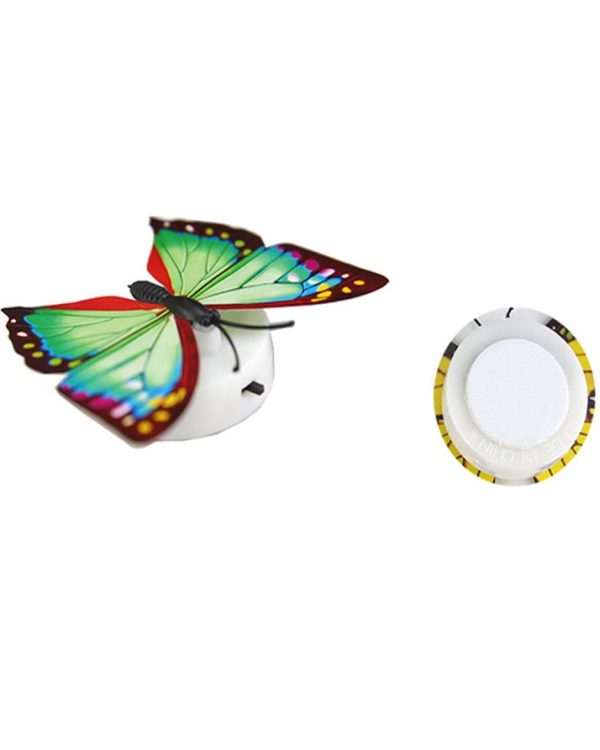 Pack of 4 - Glow In The Dark 3d Led Butterfly Night Light