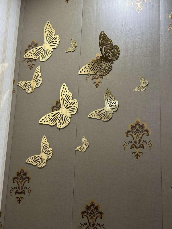 Golden Mirron Butterfly Home Wall Art