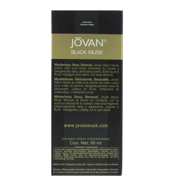 Jovan Musk EDC Women Black