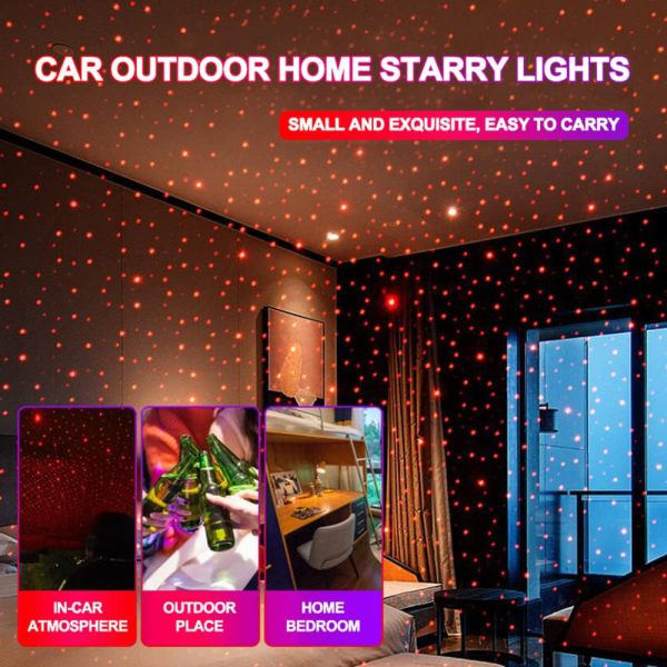 Led Galaxy Star Light | Starry Laser Projector Night Light