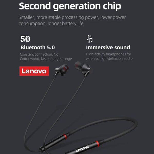 Lenovo He05x Wireless Headset Magnetic Neckband