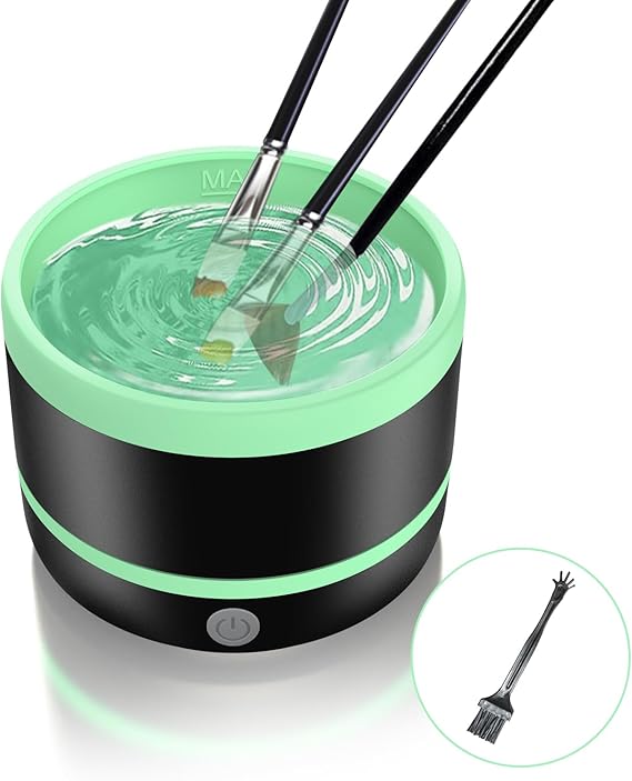 Makeup & Paint Brush Cleaner Machine – Electric