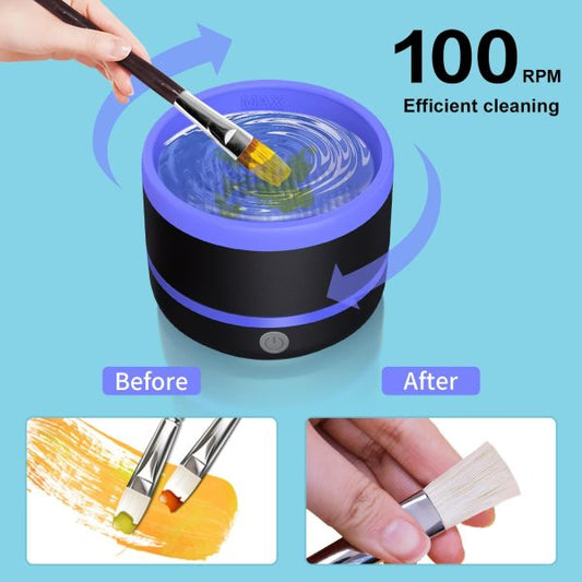 Makeup & Paint Brush Cleaner Machine – Electric