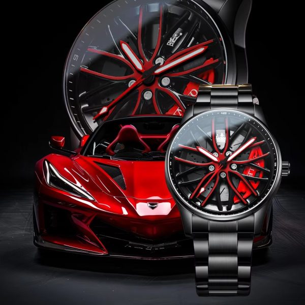 Quartz Luxury Car Rim Watch | Car Wheel Hub Watch