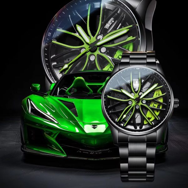 Quartz Luxury Car Rim Watch | Car Wheel Hub Watch