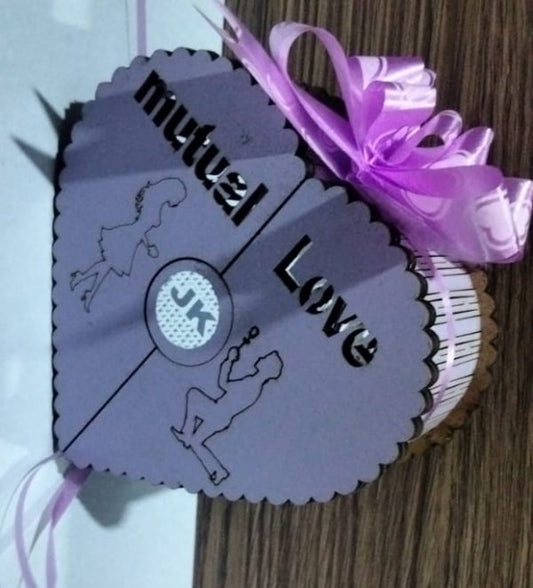 Mutual Love Perfume Wood Heart Shape Perfume Decorating Perfume
