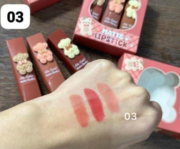 Pack Of 3 Color Castle Pigmented Lipsticks Pack