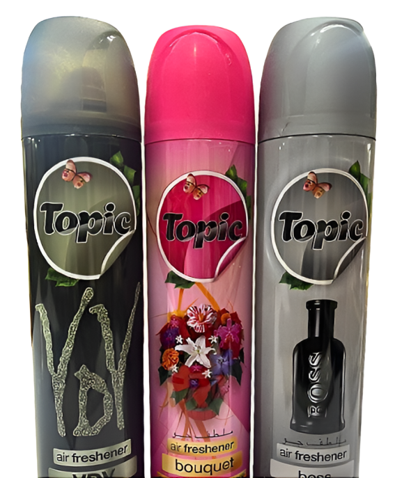 Pack Of 3 – Topic Air Freshener Long Lasting Fragrance Room Spray