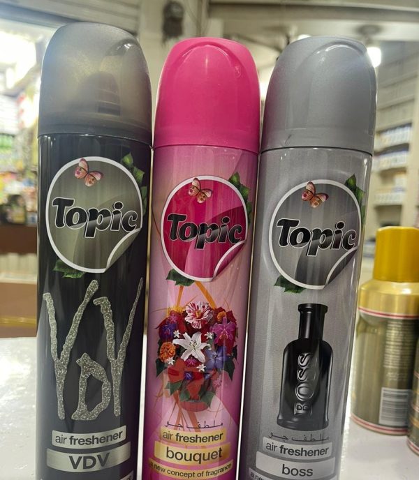 Pack Of 3 – Topic Air Freshener Long Lasting Fragrance Room Spray