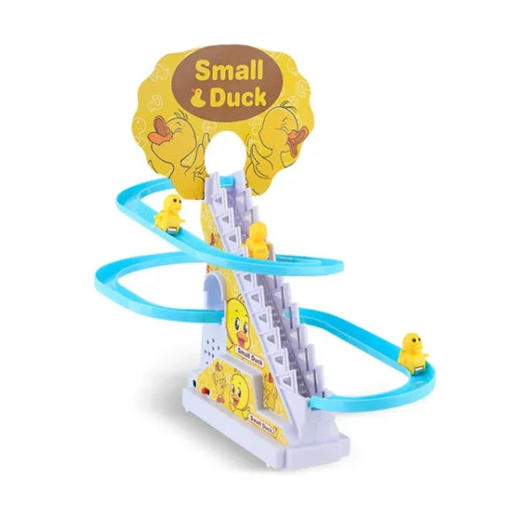 Small Duck Climbing Stairs | Music Duck Roller Coaster