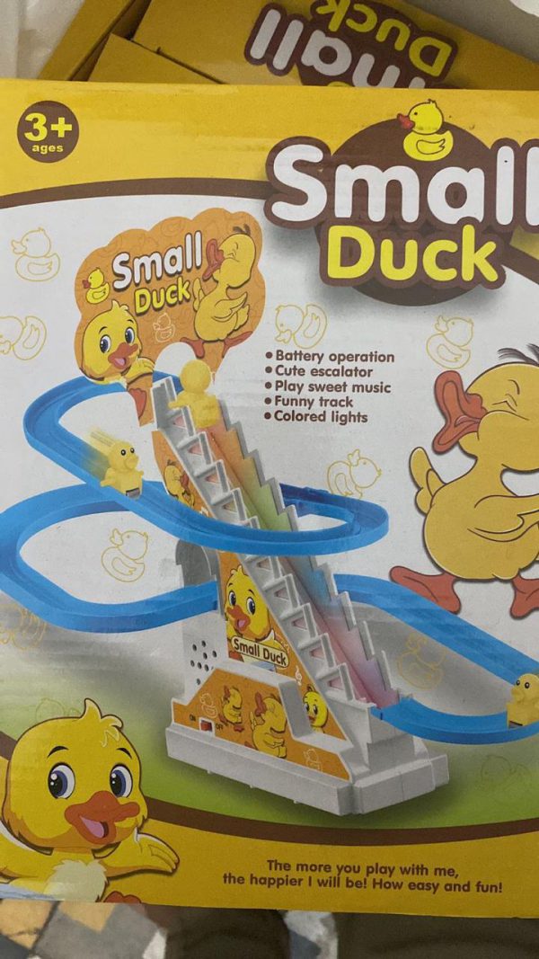 Small Duck Climbing Stairs | Music Duck Roller Coaster