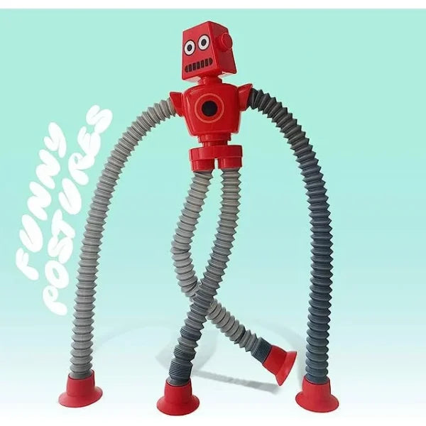 Telescopic Suction Cup Robot Toy