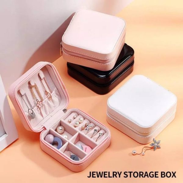 Travel Leather Pocket Jewellary Organizer Box